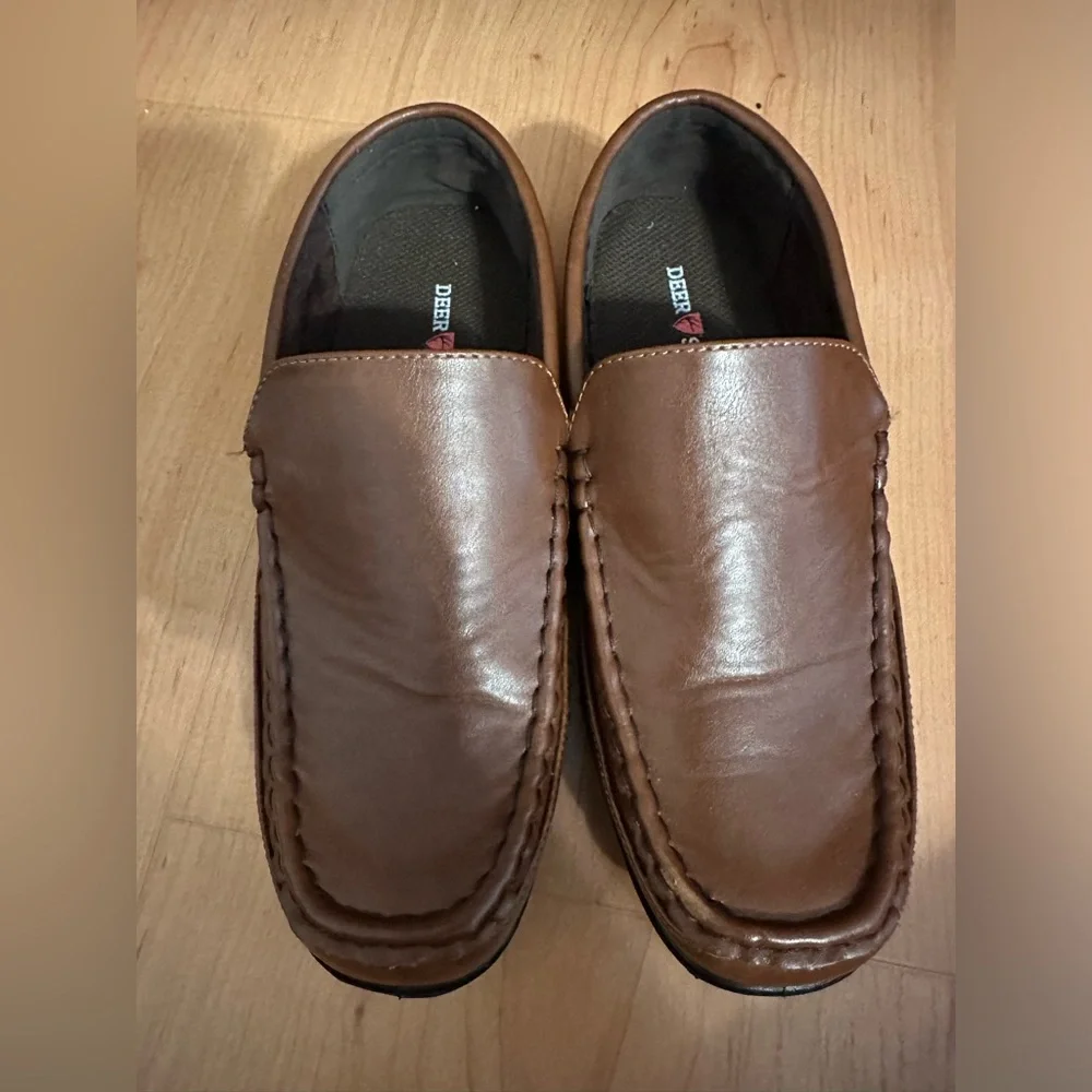 Deer Stags Boys Slip on Loafer in Brown| Size: 6m